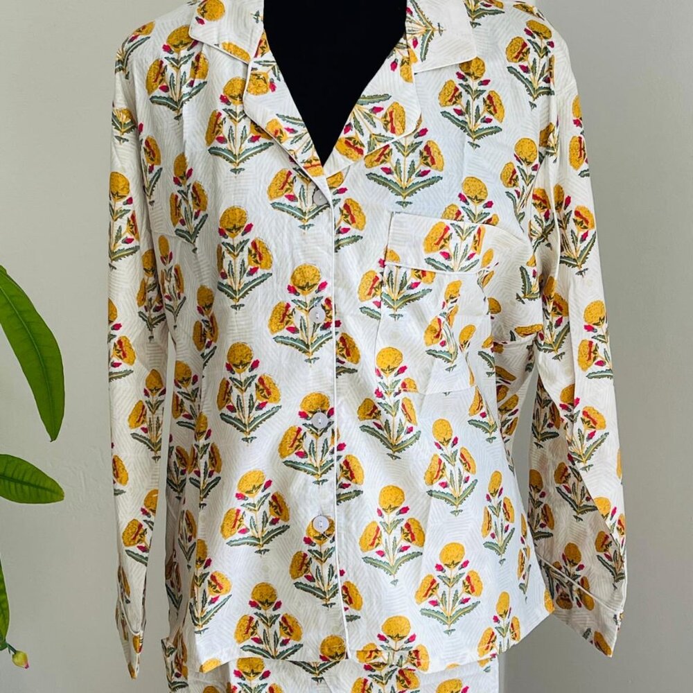 BRAND NEW Cotton PJ sets Cotton Long sleepwear Women' Summer cotton PJ sets - Picture 4 of 7